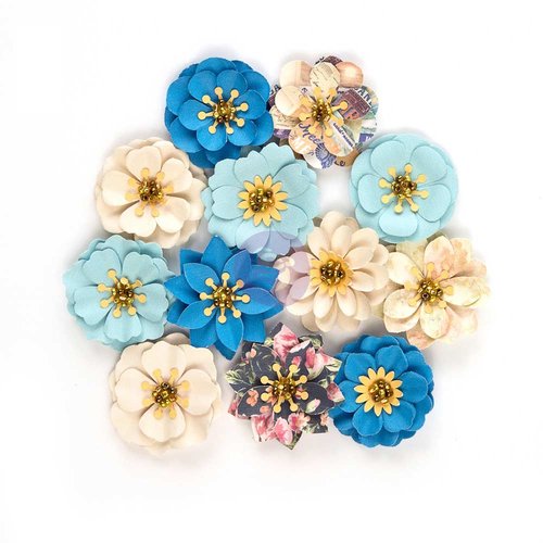  Цветы St. Tropez Collection-Flower Embellishments-Belle Isle от Prima Marketing